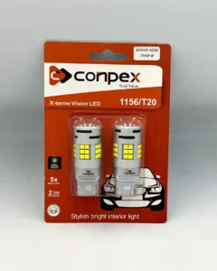 لامپ فندوقی 7440 CONPEX 36SMD تک کنتاک سفید (اریایی بزرگ)