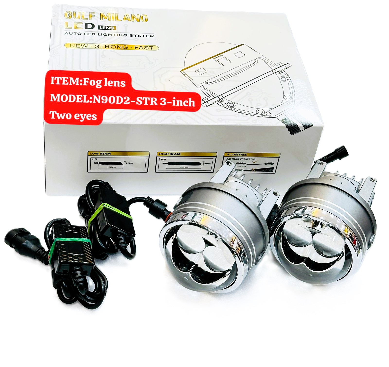 لنز مه شکن گلف میلانو N90D