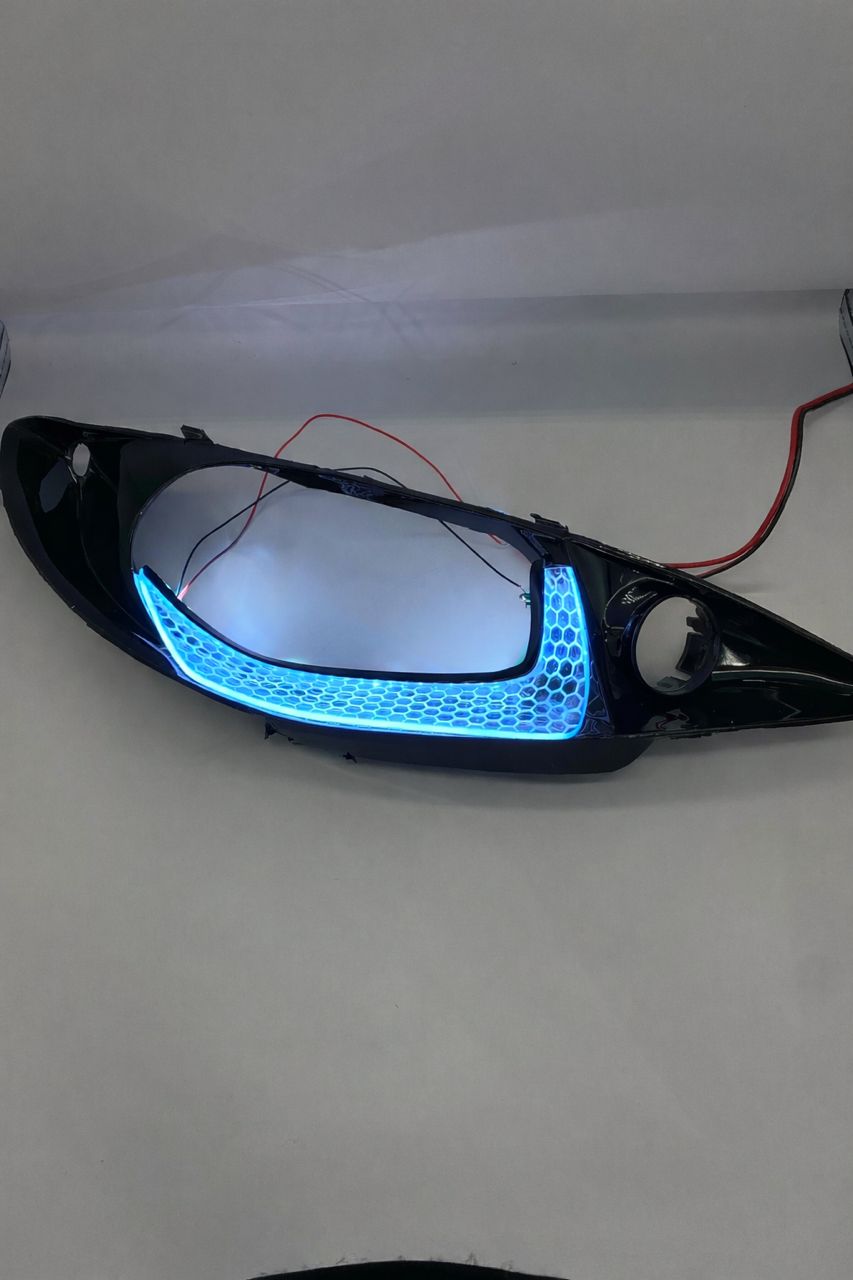 فلاپ و گلس اسپرت ۲۰۶ طرح یو U رنگ ایس بلو