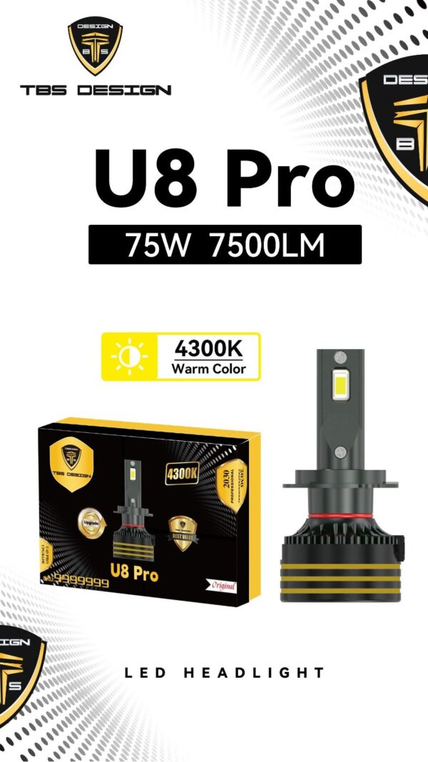 هدلایت توبیز tbs u8pro h4-4300k آفتابی
