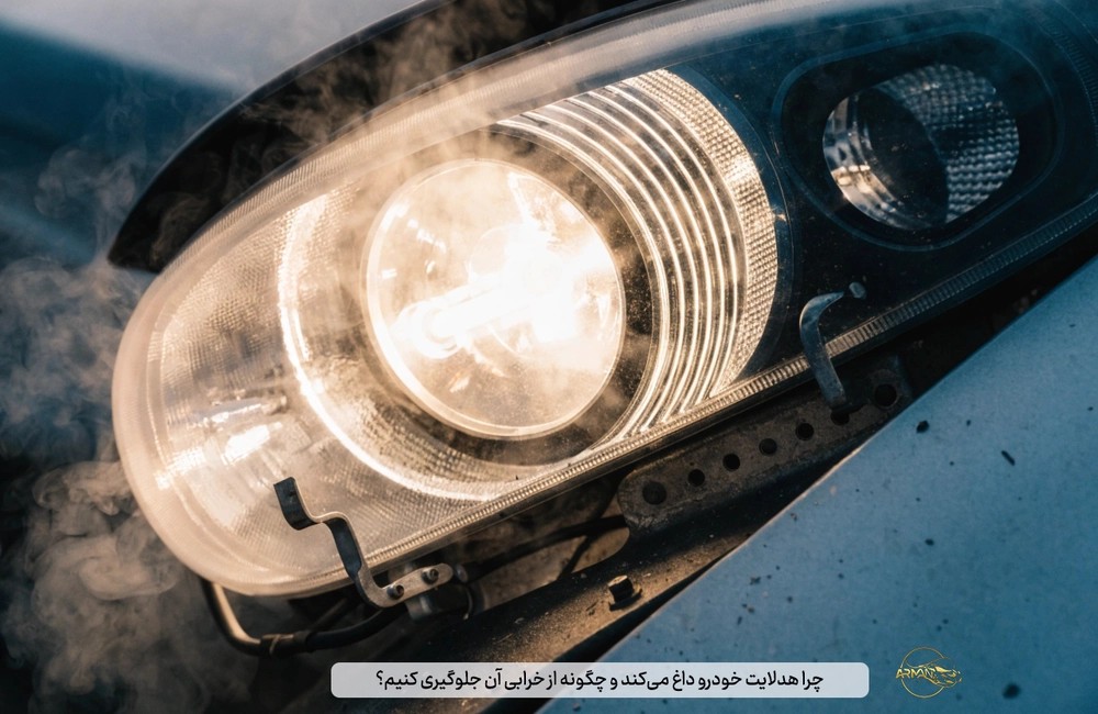 چرا هدلایت خودرو داغ می‌کند و چگونه از خرابی آن جلوگیری کنیم؟