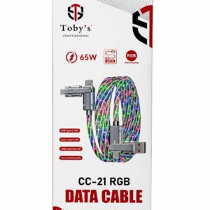 کابل شارژ توبیز TOBYS CC-21 RGB